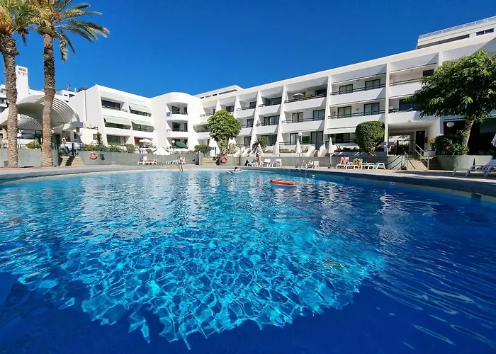Casa Palmera 3 Only 150 Metres To The Beach, Heated Pool, Wifi, Sat-tv, Balcony 公寓 *
